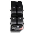 thumbnail image 3 of KarParts360 For Pontiac G6 2005 2006 2007 2008 Door Window Switch | Plastic | Black | 12-Prong Blade Male Terminal | Excluded Mounting Hardware | Female Connector | Illuminated | For 22626530, 3 of 4