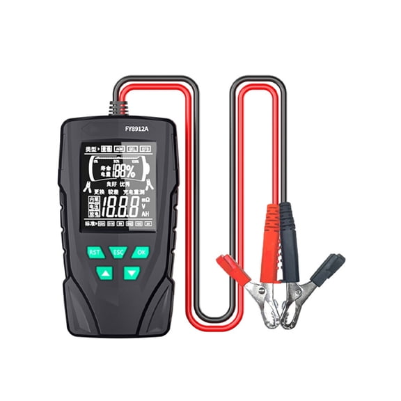 FY8912A Car Automotive Battery Tester 12V/24V Battery System Analyzers Comprehensive Diagnostics Test Tool for Car