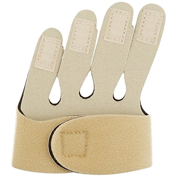 Rolyan Soft Hand-Based Ulnar Deviation Insert for Right Hand, Short Splint Insert for Joint Alignment, Aligns the Knuckle Joints in the Hand and Fingers for Pain Relief and Mobility, Medium