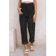 thumbnail image 2 of Women's Casual Corduroy Trousers High Waisted Loose Trousers Retro Solid Color Buttoned Straight Trousers-rx, 2 of 3