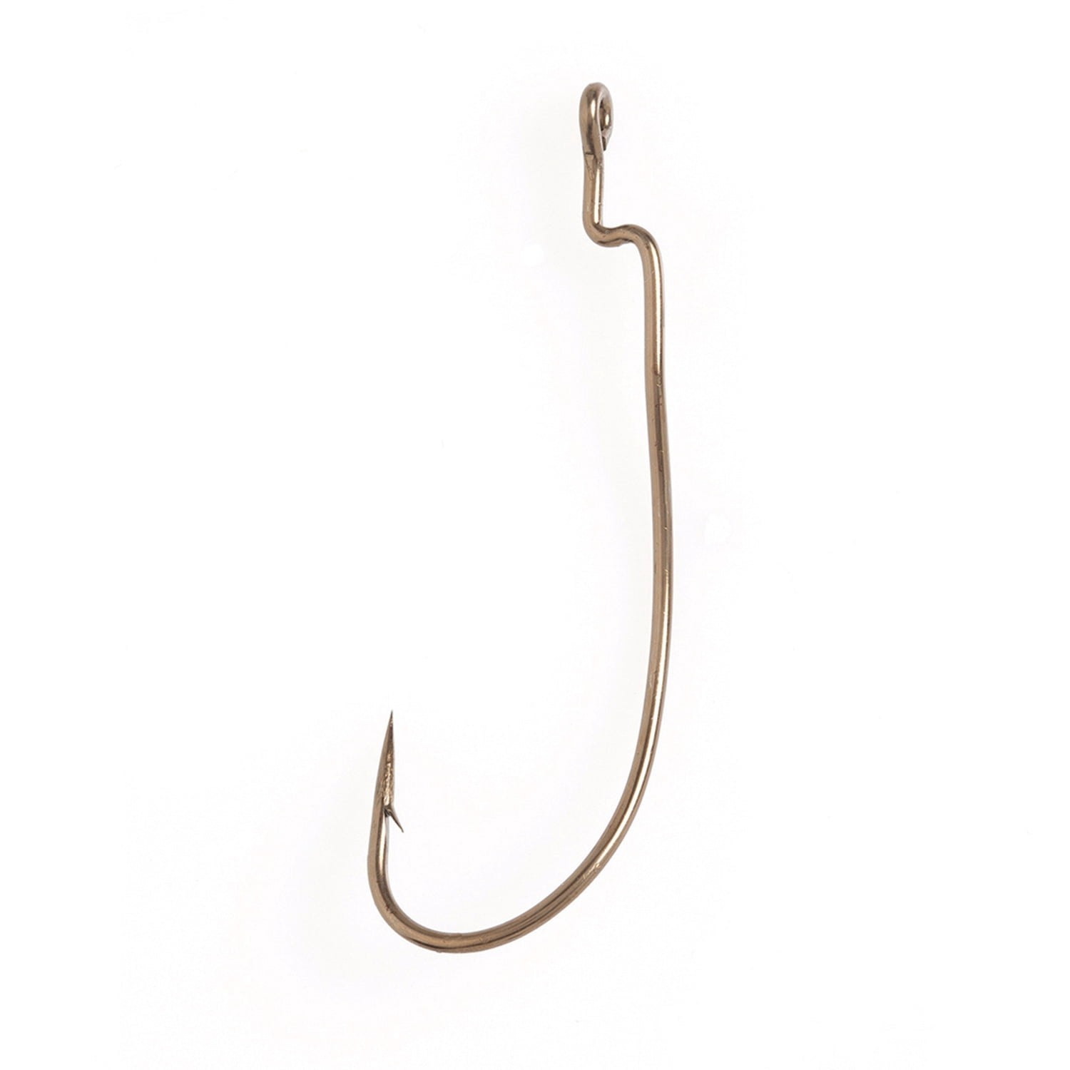 Lazer Sharp L045GH-4/0 Worm Z-Bend Rotating Hook, Bronze, Size 4/0