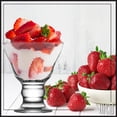 thumbnail image 3 of Vikko Sundae Glass Dessert Cups: Orion Bowls – For Parfait, Ice Cream, Pudding, Fruit, and More – Set of 12 Thick Large Dessert Dishes - 8.75 ounces - Dishwasher Safe, 3 of 7