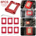 thumbnail image 1 of Protector marco corrección flexión CPU LGA1700-BCF Gen 12 para Intel () rojo, 1 of 8