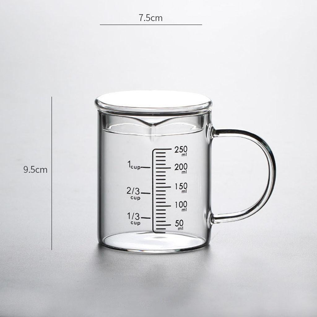 NUOBESTY 5pcs Measuring Scale Cups Measuring Jar Measuring Jug  Beakers Measure Cups Cup Measurement in Ml Lab Beaker Cup Measuring Cup  Beaker for Lab White Large Cup With Scale : Industrial
