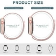 thumbnail image 2 of Original Stainless Steel Mesh Loop Compatible with Apple Watch Band 38mm 40mm 41mm 42mm 44mm 45mm 46mm 49mm Women Men, Magnetic Clasp Replacement Strap for iwatch Series Ultra SE 10 9 8 7 6 5 4 3 2 1, 2 of 8