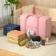 thumbnail image 5 of Bolsa de almacenamiento de viaje multifuncional con barra de tracción, impermeable, plegable, extragrande, para guardar ropa, equipaje y mudanzas., 5 of 6