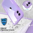 thumbnail image 3 of Compatible con funda para iPhone 12 Pro, funda para iPhone 12 con protector de pantalla [integrado], pase de grado militar de 21 pies. Funda protectora para teléfono con prueba de caída para Ipho, 3 of 5