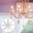 thumbnail image 2 of icolorfuled Light Mounting Brackets for Ceiling Lamp Silver Iron Material 2 Sets Practical Crossbar Fixtures, 2 of 6