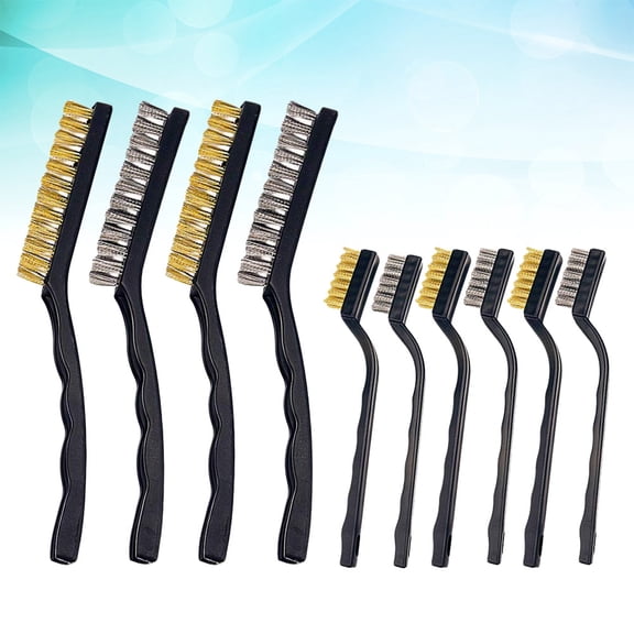 SOPOTUTU Wire Utility Brush Brush Copper Wire Cleaning Window Frame Cleaning 10pcs