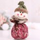 thumbnail image 2 of Christmas Burlap Drawstring Gift Bag Bag Christmas Holiday Party Favor - Monigote de nieve Sunnimix bolsa de joyas de navidad, 2 of 8