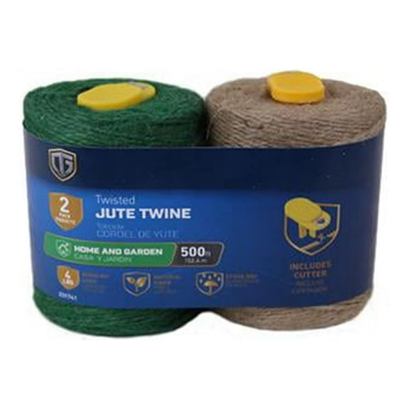 642081 Jute Twine   Bonus Cutter 2-Pk., 500-Ft. - Quantity 6
