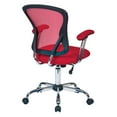 thumbnail image 3 of OSP Home Furnishings Juliana Task Chair with Orange Mesh Fabric Seat, 3 of 3