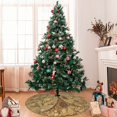 thumbnail image 7 of Sikiie World Map1 30-48 inches {designName} Print Christmas Tree Skirt Snowman Xmas Tree Skirt with Edge Christmas Decorations for Holiday Party48", 7 of 7
