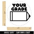 thumbnail image 2 of Your Grade Blank Pencil Teacher Student Rubber Stamp for Scrapbooking Crafting Stamping - Medium 1 Inch, 2 of 7