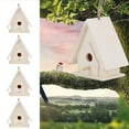 thumbnail image 1 of Casa de Pájaros de Madera, Casa de Pájaros A Prueba de Humedad, Pájaros Suministros de Madera Platana para otros en animales Salvajes Pájaros de Pájaros Loros, 1 of 7