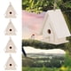 thumbnail image 1 of Casa de Pájaros de Madera de Madera Platane, Nidos no Tóxicos en Jaula Artesanía de Adornos 4pcs Casa de Aves, Para otros animales salvajes lores pájaros golondrinas, 1 of 7