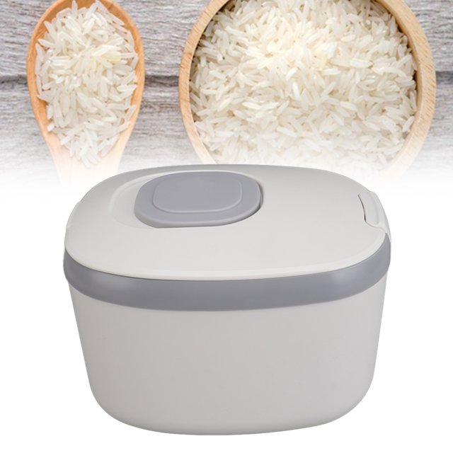 Cereal Rice Food Storage Container, Airtight Rice Container Plastic Food Storage Container Bin With Clear Window For Grains Sugar Flour, Rice Dispenser Bin Pet Food Storage Box