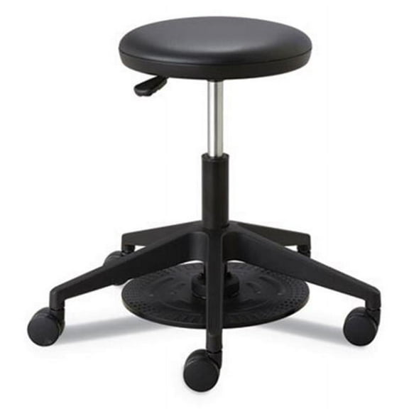 24.25 in. Lab Stool, Black