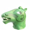 thumbnail image 1 of Divertido casco de látex verde con forma de máscara de caballo para fiestas, 1 of 5