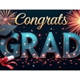 thumbnail image 5 of LUUFILx Graduation Party Banner Backdrop Congrats Grad Celebration Decorations Photo Booth School Event Background Supplies Ceremony Decors, 5 of 9