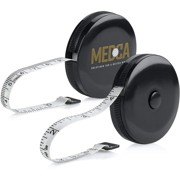 MEDca Tape Measure for Body Measuring Tape, (Pack of 2) Dual - Plastic