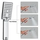 thumbnail image 5 of Rozin Columna Ducha Negra Columna de Hidromasaje con Grifo Acero Inoxidable Panel Duchas Set Ducha Sistema Duchas de Baño Rozin 99D-HFT8014, 5 of 8