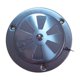 thumbnail image 1 of BBQ Ventilador de aire reemplazo de la parrilla de la parrilla Ajustable Control de flujo de accesorios Fácil instalación de ventilación de 95 mm de diámetro, 1 of 8