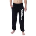 thumbnail image 5 of Fast & Furious Mens' Action Movie Film Title Logo Sleep Jogger Pajama Pants, 5 of 5
