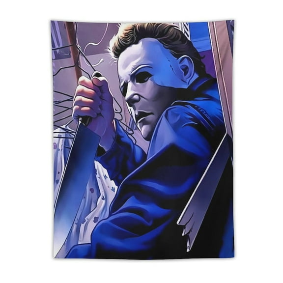 Michael Myers Tapestry Wall Hanging, Elegant Wall Hanging Tapestries Wall Art for Bedroom Decor, Outdoor, Parties 30"x40"