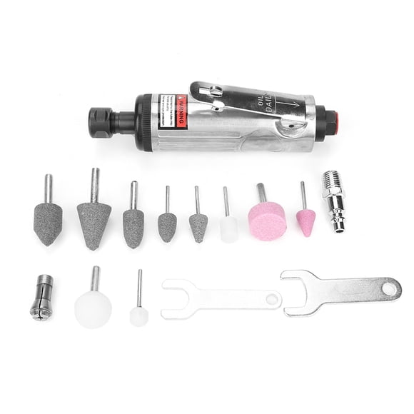 Metal Pneumatic Sander Machine Polishing Grinder Die Air Tool Grinding Mill Tool Set, Hardware Products, Glass, Stone, Handicrafts, Jewelry