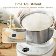 Joydeem Electric Dough Maker with Ferment Function, 4.5Qt Dough Mixer Machine, Perfect for Bread Pizza Roti Dumpling Dough & Sourdough, HMJ-A501