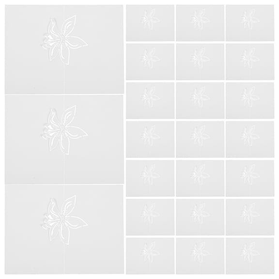 unbranded 50PCS Blank Tent Name Cards Name Place Cards for Wedding Table Reserved Seating