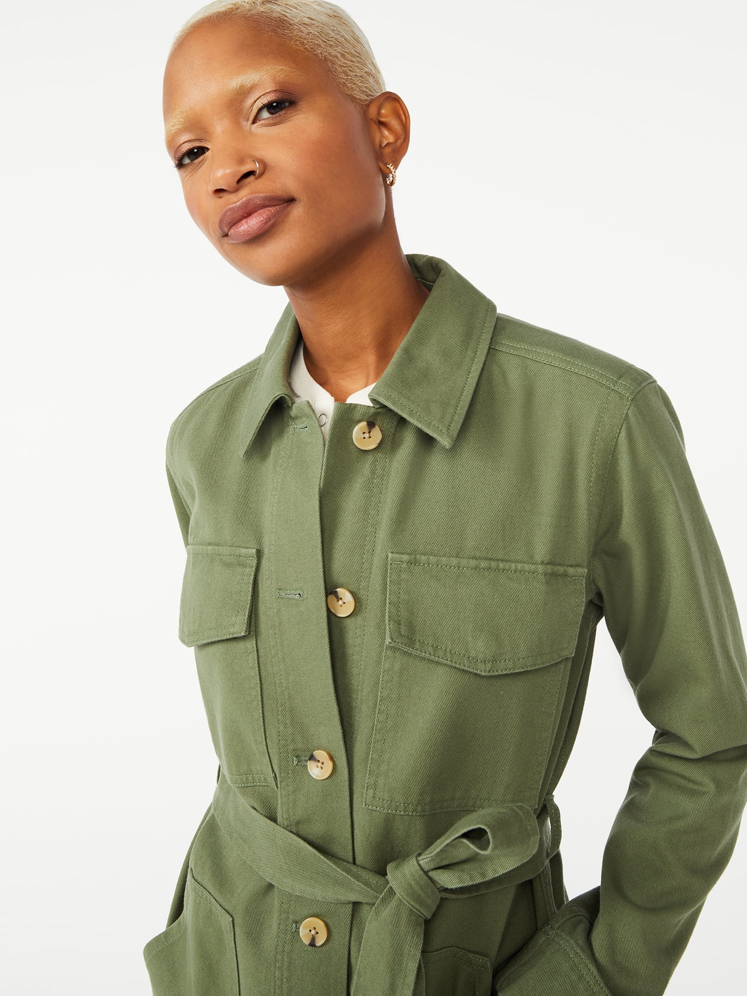 Free Assembly Women's Button-Front 