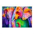thumbnail image 1 of Graflsoa Kit de Peinture Diamant Éléphant 5D - Diamants en Résine Ronds Complets 30x40 cm, Bricolage avec Outils, Cadre Non Inclus, 1 of 7