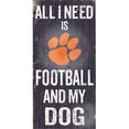 thumbnail image 1 of Fan Creations C0640 Clemson University Football And My Dog Sign, 1 of 3