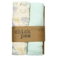 thumbnail image 2 of Chick Pea Baby Elephant Solid Print Multicolor Soft Muslim Fabric Baby Blankets (2 Count), 2 of 6