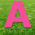 thumbnail image 1 of Advanced Graphics 3357 20 x 15 in. Letter A Yard Sign, Pink, 1 of 1