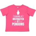thumbnail image 3 of Inktastic Easily Distracted by Penguins Boys or Girls Toddler T-Shirt, 3 of 5
