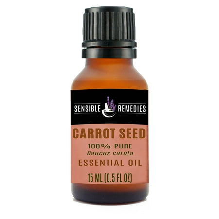 - Sensible Remedies Carrot Seed 100% Therapeutic Grade Essential Oil, 15 mL (0.5 fl oz)