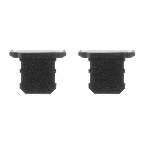 2pcs Aluminum Alloy Charging Port Dust Plugs Stoppers Compatible with iPhone