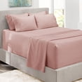 thumbnail image 1 of Juego de sábanas Hearth & Harbor Luxury Soft King Peach Beige, 1 of 8