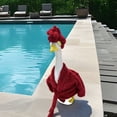 thumbnail image 4 of Porch Goose Outfits, Outdoor White Goose Statue with Costume set Garden Decor, for Holiday Porch ,Gooses Clothes Yard Accent for Home Decors Housewarming Gifts, 4 of 6
