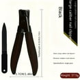 thumbnail image 2 of [Heavy Duty Toenail Clippers] Professional-grade heavy-duty toenail clippers set | Large opening, suitable for thick and hard toenails, easy to grip, splash-proof, sharp and durable nail clippers tool, 2 of 5