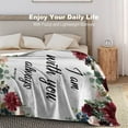 thumbnail image 6 of Bible Verse Blanket Scripture Soft Warm Prayer Religious Blankets Catholic Christian Gifts for Women Men 50"x40", 6 of 6