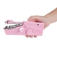 thumbnail image 2 of Portable Sewing Machine Manual Mini Electric Straight Stitch Household Needlework Set Repairs DIY Clothes Stitching Tools ,Smooth Thread Sewing, 2 of 5