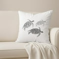 thumbnail image 6 of Creative Products Watercolor Sea Turtles 18x18 Spun Poly Pillow, 6 of 9