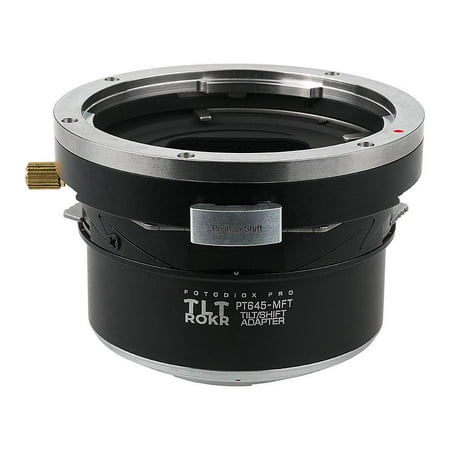 Fotodiox Pro TLT ROKR - Tilt / Shift Lens Mount Adapter for Pentax 645 (P645) Mount SLR Lenses to Micro Four Thirds (MFT, M4/3) Mount Mirrorless Camera
