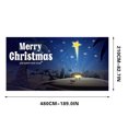 thumbnail image 3 of Hwkond Christmas Decorations Poster Of Christmas Cover Garage Door, Wall Murals, Winter,outdoor, Large Door Decoration For Interior And Exterior Decoration Of Christmas, 3 of 5