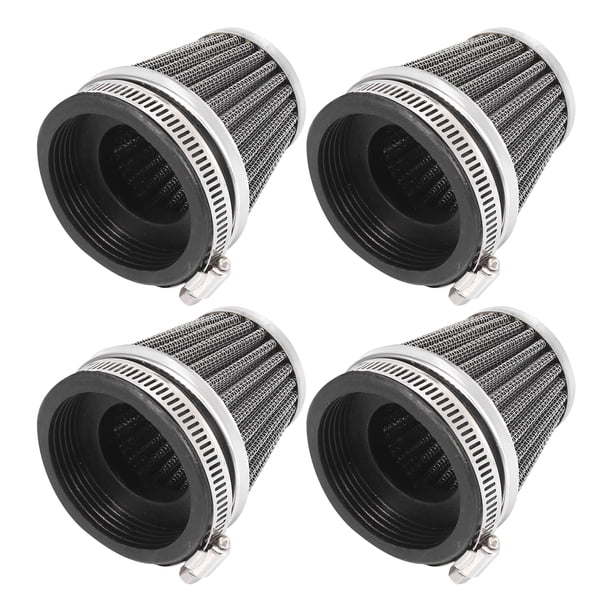 Filtro Limpiador de aire Unique Bargains Redondo Cónico Negro 60mm