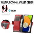 thumbnail image 4 of Case for Samsung Galaxy A03S Cover Leather Wallet Folio Case Book Design Flip Magnetic Closure - Red, 4 of 5